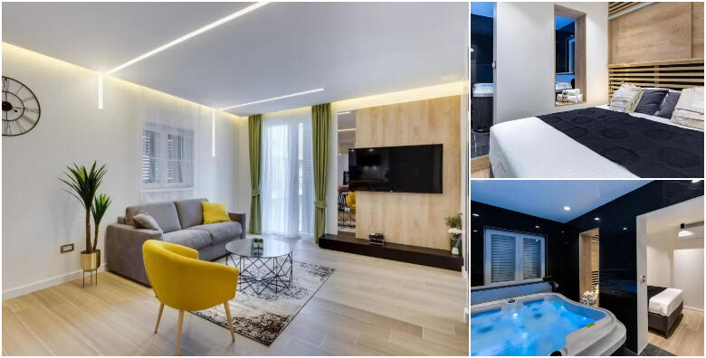 Luxury accommodation with sauna and jacuzzi